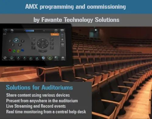 AMX Programming for Auditoriums