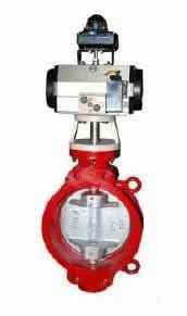 Pneumatically Operated Butterfly Valve