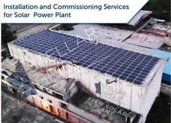 Grid Tie Solar Power Plant Installation and Commissioning Service