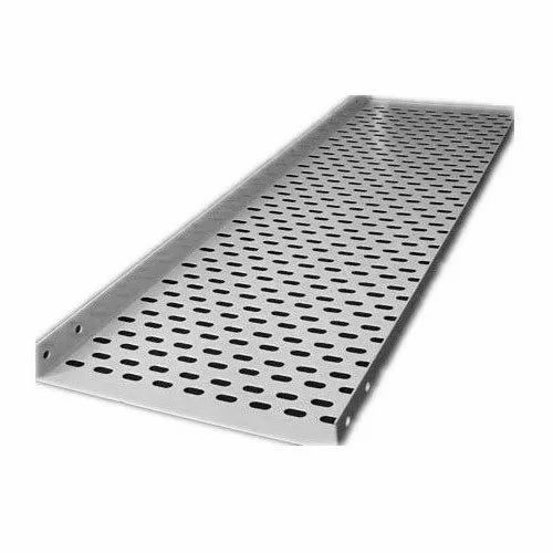 Stainless Steel Hot-Dip Galvanized Perforated Cable Tray, For Electrification, Sheet Thickness: 1.5 Mm