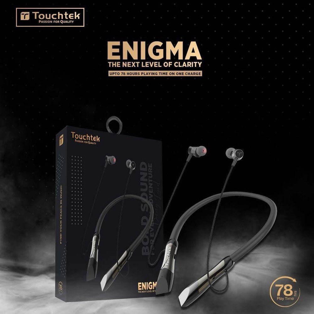 Touchtek Black Enigma wireless headphones
