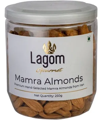 Lagom Gourmet Jumbo Mamra Almonds (Mamra Giri) 250g