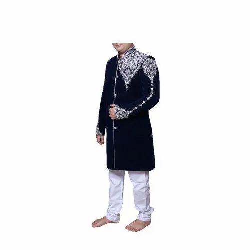 Stitched Embroidered Wedding Sherwani