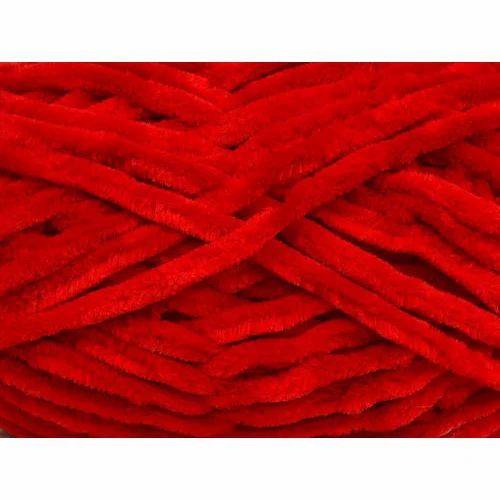 Red Dyed Polyester Chenille Yarn