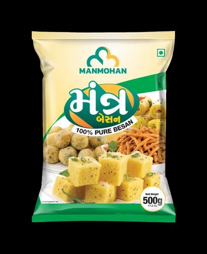 Indian 500G Mantra Pure Besan, Packaging Type: Packet