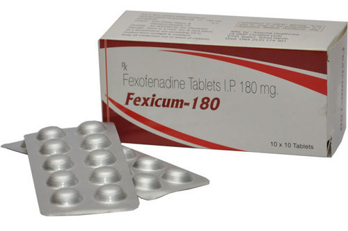 180mg Fexofenadine Tablets IP, Packaging Type: Bottles