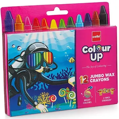 Cello ColourUp Jumbo Wax Crayon
