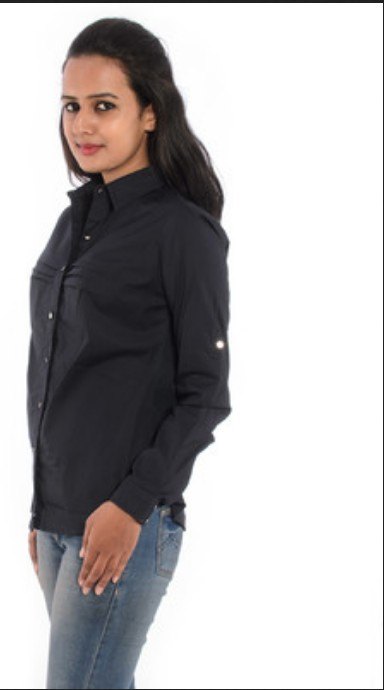 Womens Solid Formal Shirts