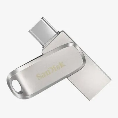 SanDIsk Ultra Dual Drive Luxe SDDDC4-256G-I35 256GB Type C Flash Drive (Silver)