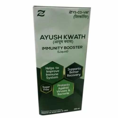 Ayush Kwath ZYS-CO-VIR Immunity Booster Syrup, 200ml, Non prescription