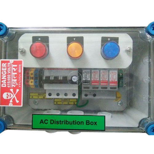 Plastic And Mild Steel 6 To 10 Kw 6-10kw AC Distribution Box, IP Rating: IP33