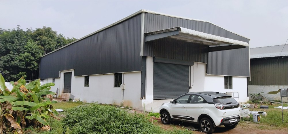 Steel Prefabricated Factory Roofing Shed