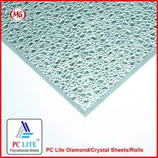 Embossed 1.5 - 1.8 Mm Polycarbonate Diamond Sheet