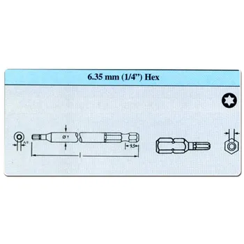 Torx Head Screw Driver Bits