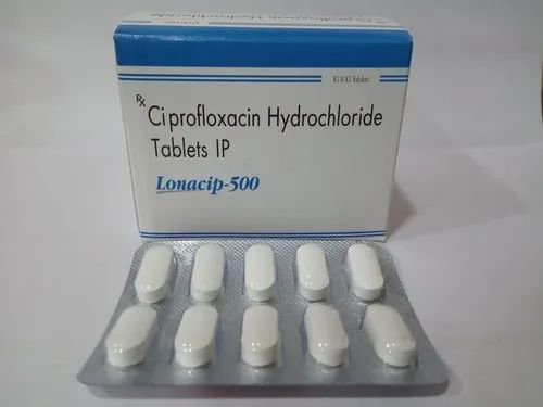 1- 12 Months Lonacip-500 Ciprofloxacin Hydrochloride Tablets IP, In Haryana