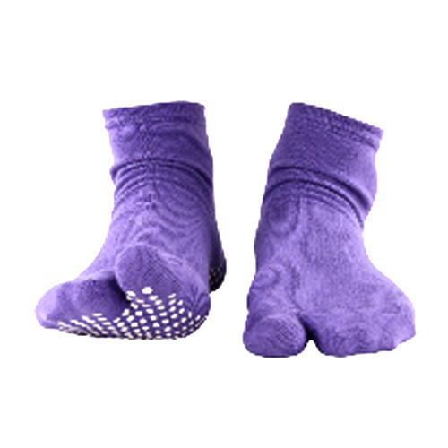 Women Split Toe Full Length Anti Slip Cotton Socks