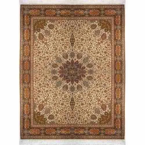 High-Pile Single Knotted Indo-Gangetic  Premium Silk Rugs