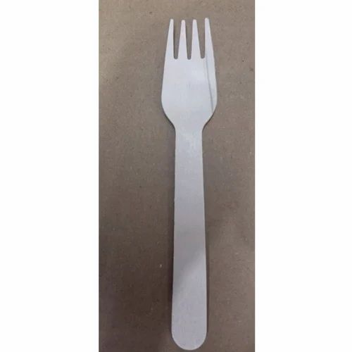 Off White 160 Mm Disposable Wooden Fork, For Party Supplies, Size: 40mm