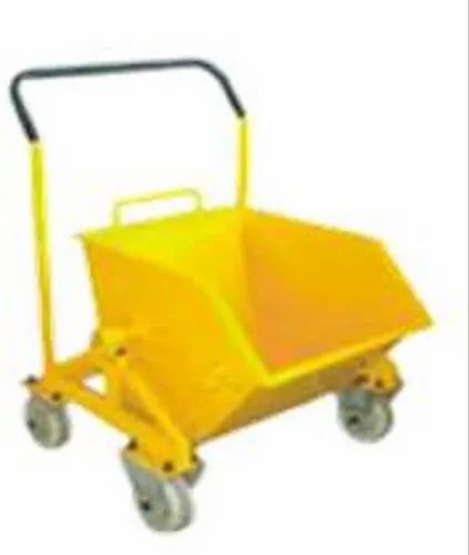 Steel Material Handling Chip Trolley, Capacity: 120 Kg