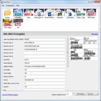 Label Printing Software Service