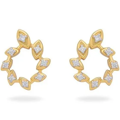 Opal Diamond Earring