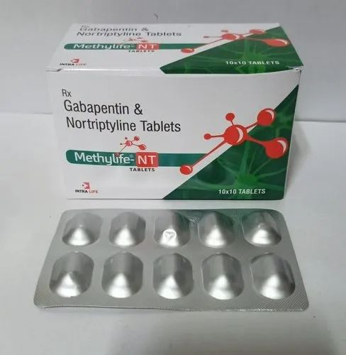 Gabapentin and Nortriptyline Tablets, Packaging Size: 10x10, Prescription
