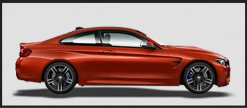 Red BMW M4 Coupe Car