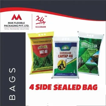 Printed Matte 4 Side Seal Bag