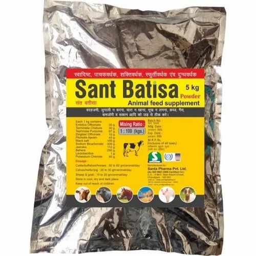 Santa Pharma Sant Batisa Animal Feed Supplement, Packaging Size: 5 Kg, Packaging Type: Packet