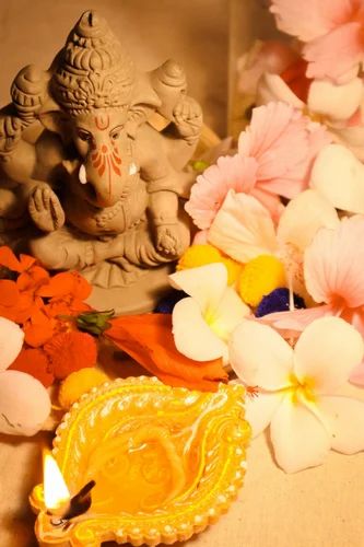 MittiBappa Ganeshji with Tulsi seeds and a Happy Earth Grow Kit!