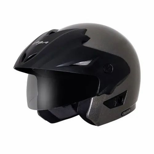 Plastic Black Vega Open Face Helmet, Size: XL