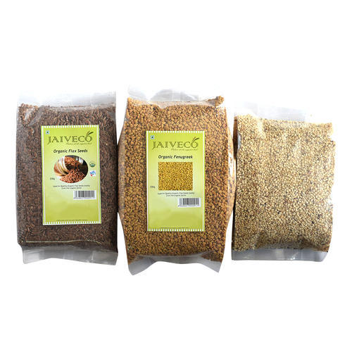 Organic Flax Seeds, Fenufreek & Sesmic