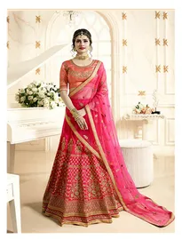 Pink Designer Lehenga