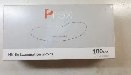 Nitrile 280 Mm Prex Gloves, Size: 7 Inches