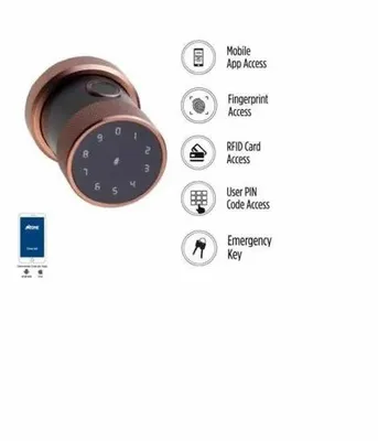 Fingerprint Ozone Oracle 5 In 1 Digital Door Lock For Smart Home Security