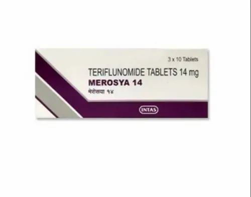 14 mg Merosya (Teriflunomide) Tablets, Packaging Size: 30 Tablets/Box