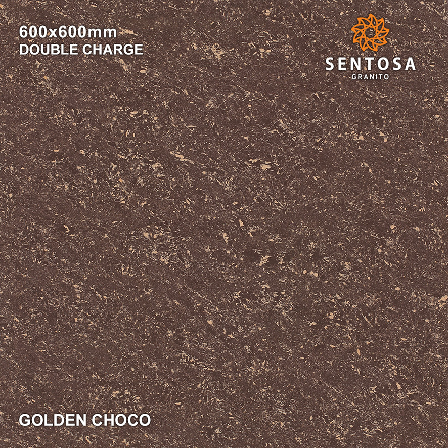Multicolour Golden Choco Double Charge Vitrified Tiles