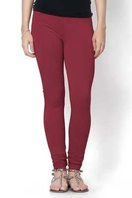 Maroon Tight Plain Legging