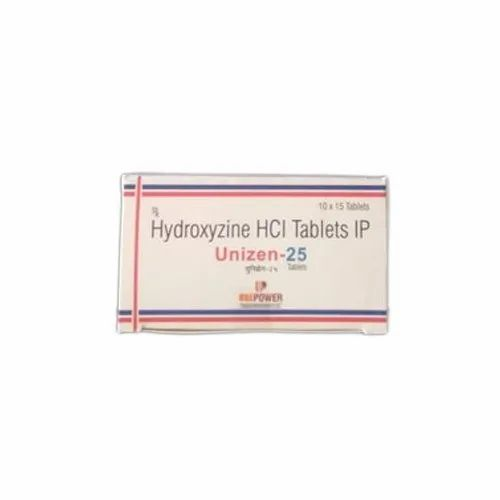 Hydroxyzine HCL Tablets I.P, Packaging Type: Box, Grade Standard: Medicine Grade