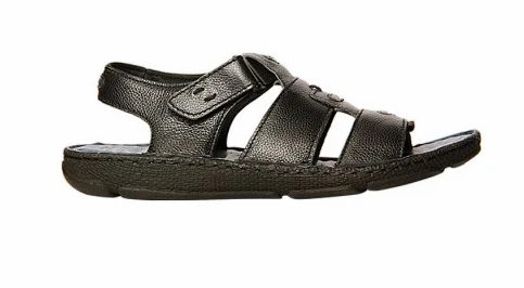 Scholl Men Black Sandals