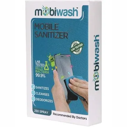 Mobiwash Mobile Sanitizer for Mobiles, Laptops, Computers, Gaming (san-01)