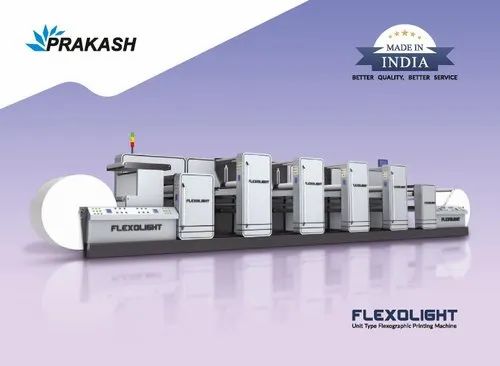 Prakash Unit Type Flexographic Printing Machine, Model Name/Number: Flu 900