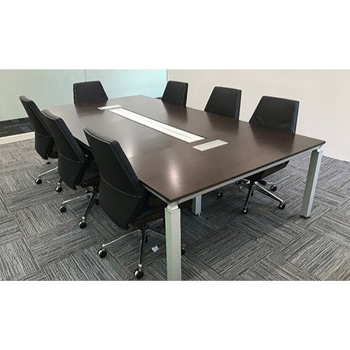 Wooden Rectangular Conference Room Table, Seating Capacity: 8, Warranty: 1 Year