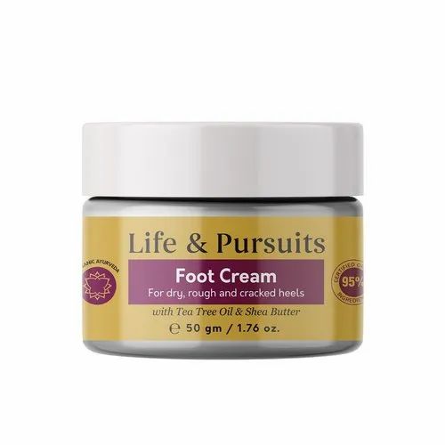Life & Pursuits Organic Foot Healing Cream, Pack Size: 50gm
