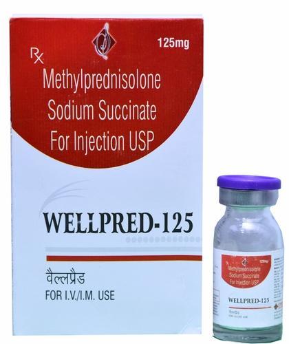 Allopathic Methylprednisolne 125mg, for Steriod, Intravenous