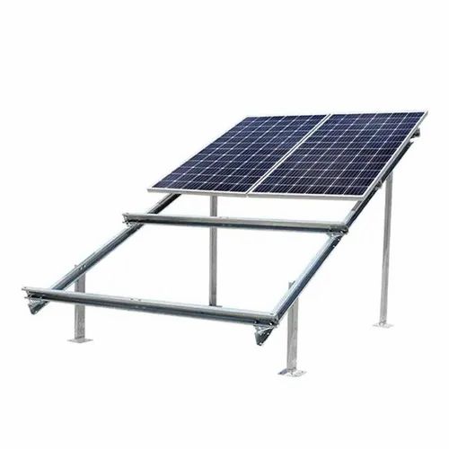 Mild Steel Solar Module Mounting Structure