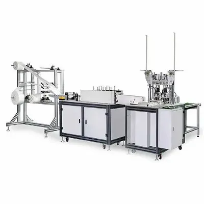 Automatic Face Mask Making Machine, Production Capacity: 80 Pieces Per Minute