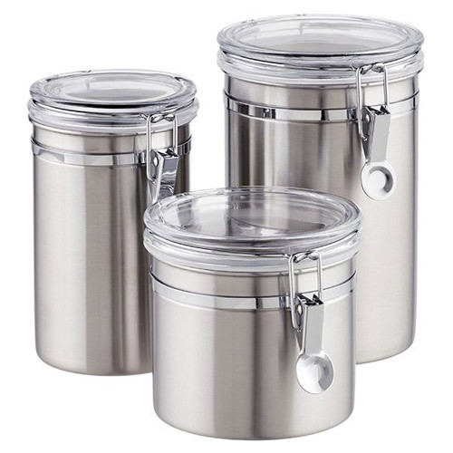 Round Stainless Steel Container for Hotel/Restaurant