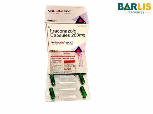 Itraconazole 200 Mg Capsules, Barlis, 10x4Capsules