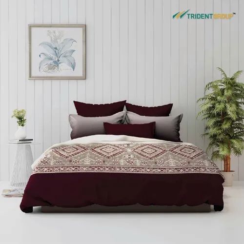 Trident Multicolor Printed Cotton Bedsheets